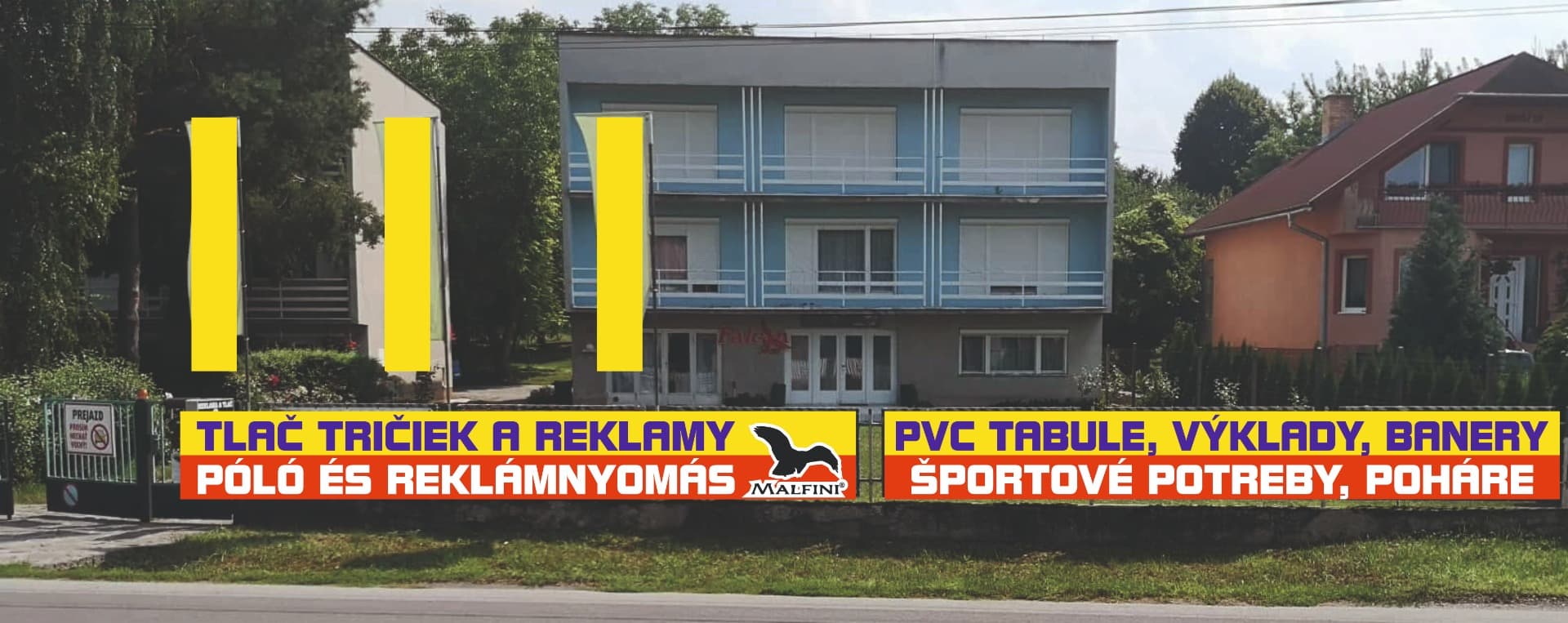 Prevádzka Falcon Sport na Lučenskej ulici vo Fiľakove